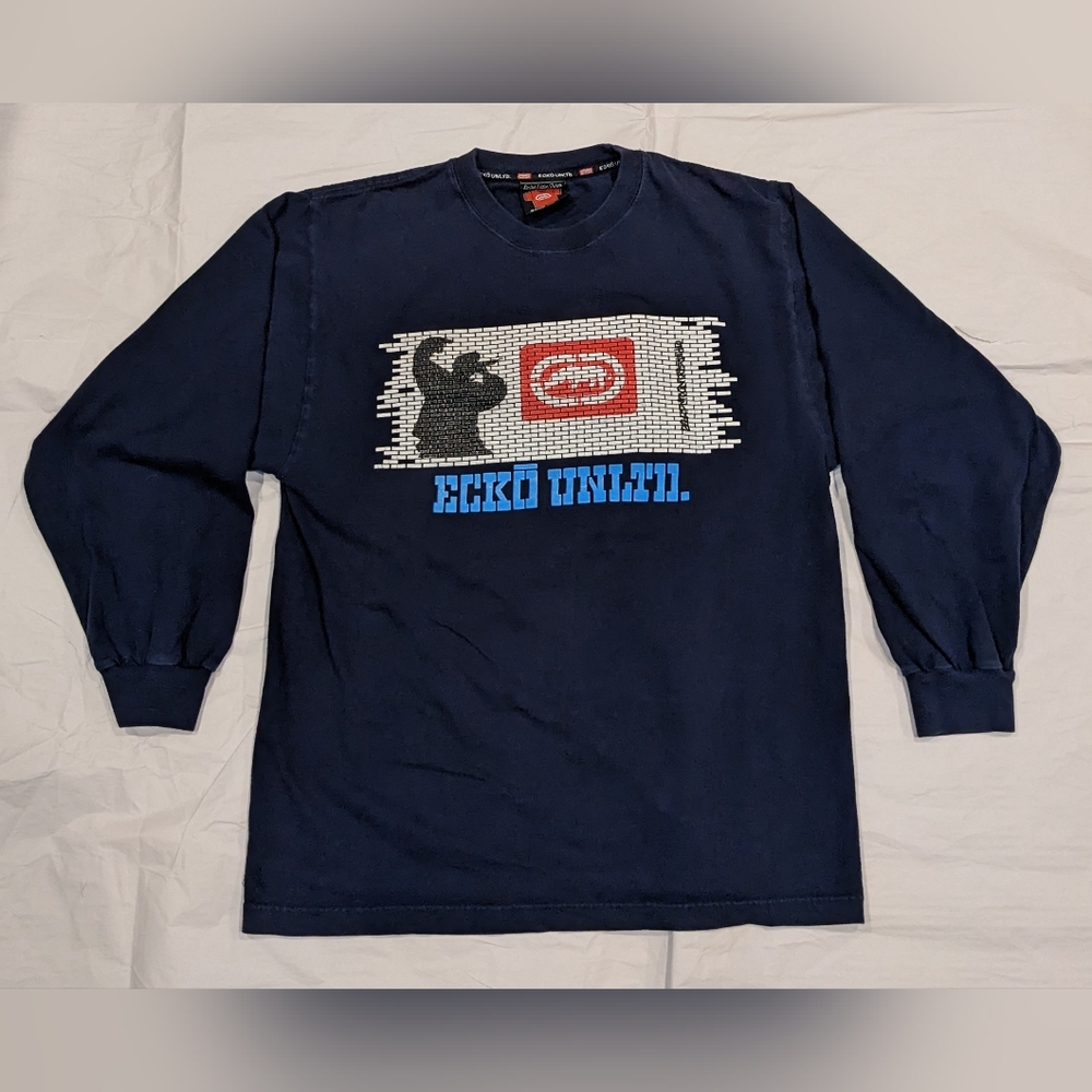 Vintage Ecko Unltd Limited Edition Long Sleeve T-shirt Adult Large L